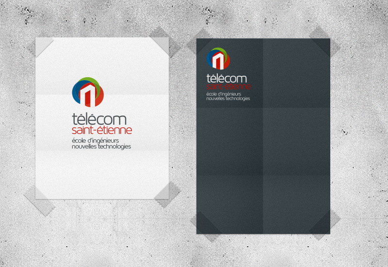 Creation du logo Telecom Saint-Etienne