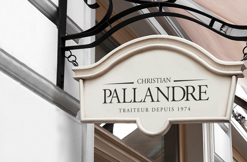 Création de la marque Christian Pallandre Traiteur