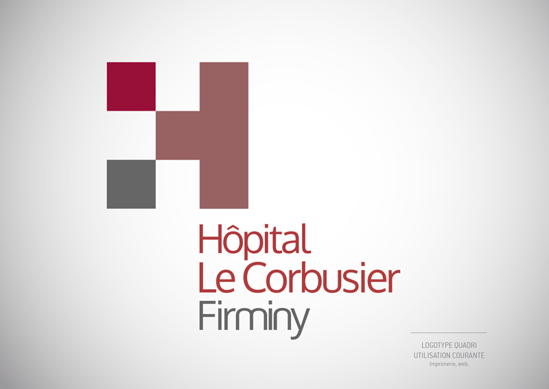 Création de la nouvelle identité visuelle de l'hôpital de Firminy