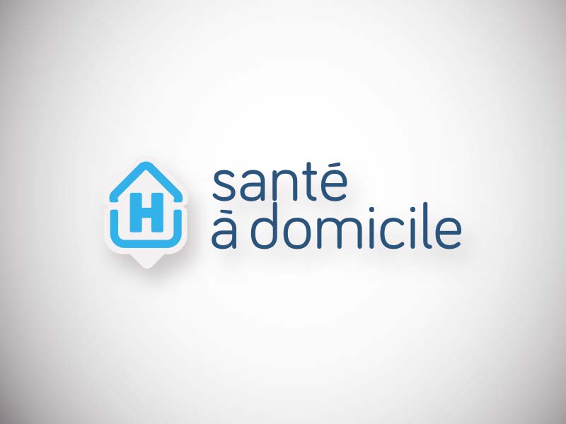 Création du logo HAD Santé à Domicile.