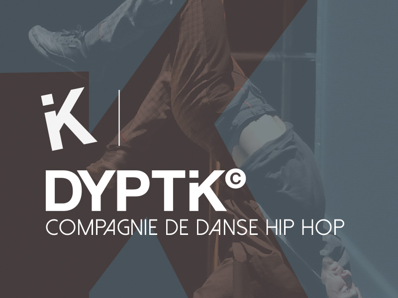 Création de supports pour la compagnie de danse Dyptik.