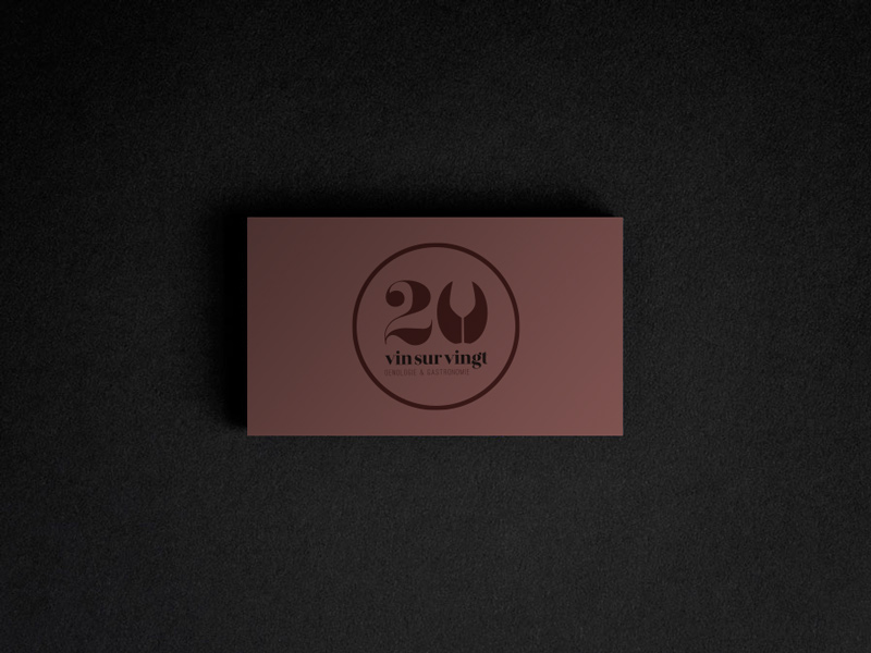 Création du logo Vin sur Vingt. - 32 Décembre
