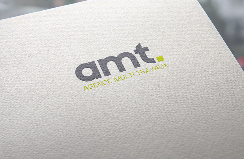 Création du logo AMT - L'agence multi travaux.
