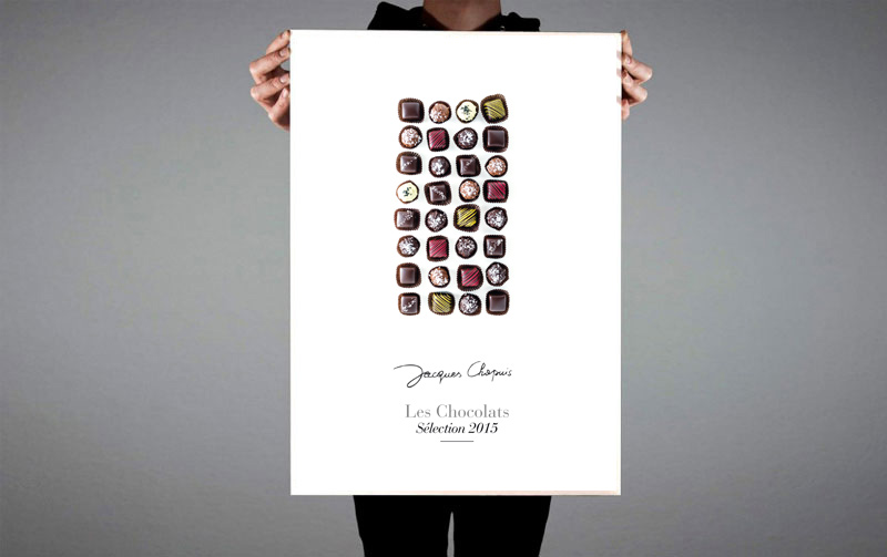 Création de la catalogue Chocolat 2015 des Cafés Chapuis.