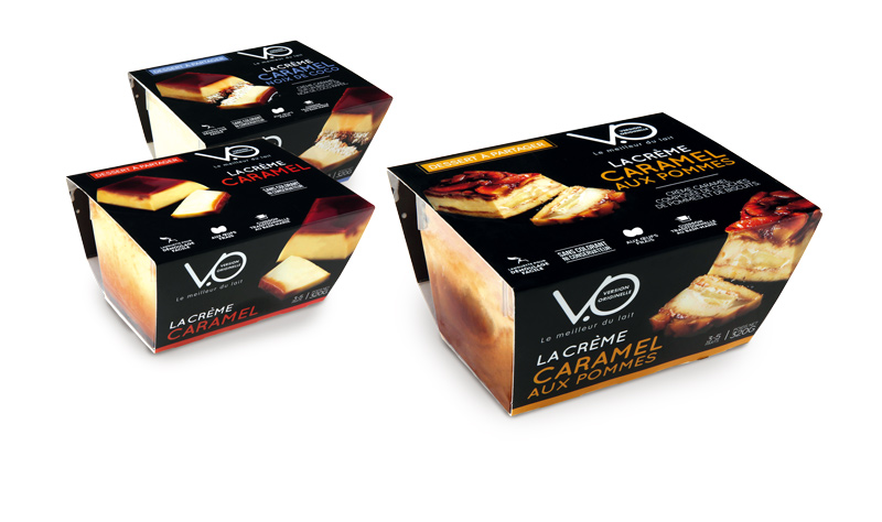 Nouvelle charte packaging pour les produits VO de la Laiterie du Forez