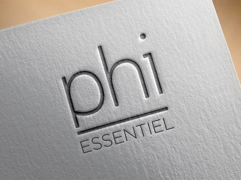 création de l'image de marque Phi Essentiel