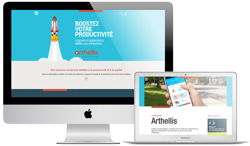 Création du site internet d'Arthellis.