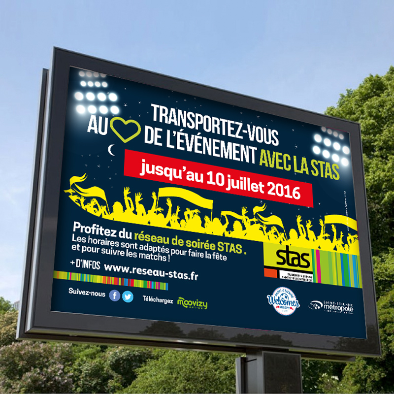 Transportez vous au cœur de l'événement Euro 2016 avec la STAS