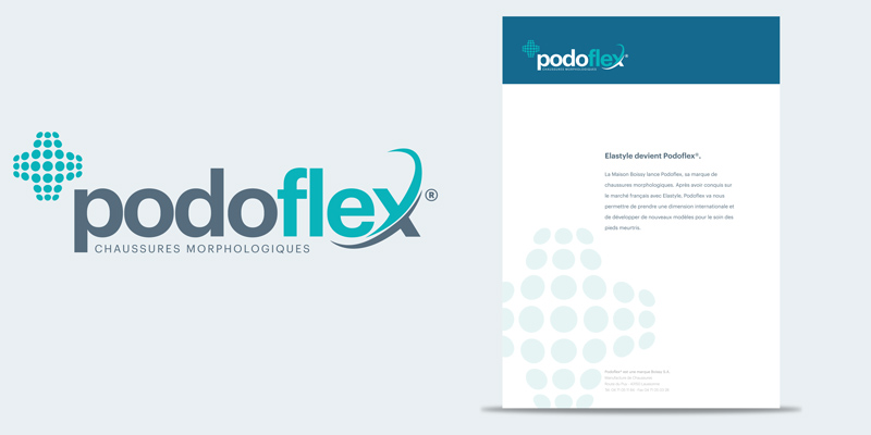 Naming et création de la marque Podoflex