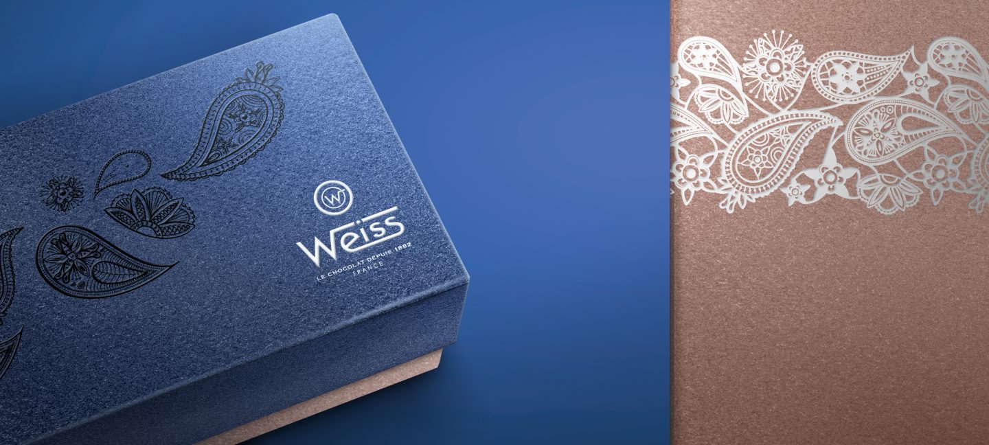 Packaging pour les Chocolats Weiss St Etienne